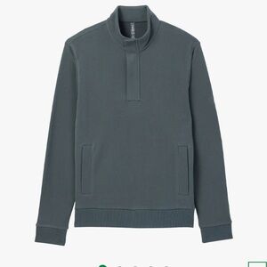 Vuori Cypress 1/4 Zip 2.0 Smokey Beryl size XL